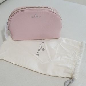 NWT Michele Pink Leather Case